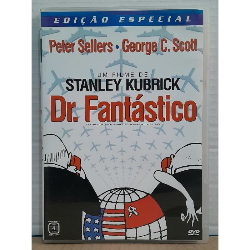 Dvd Dr. Fantástico - Peter Sellers, George C. Scott (Stanley Kubrick) Original Usado