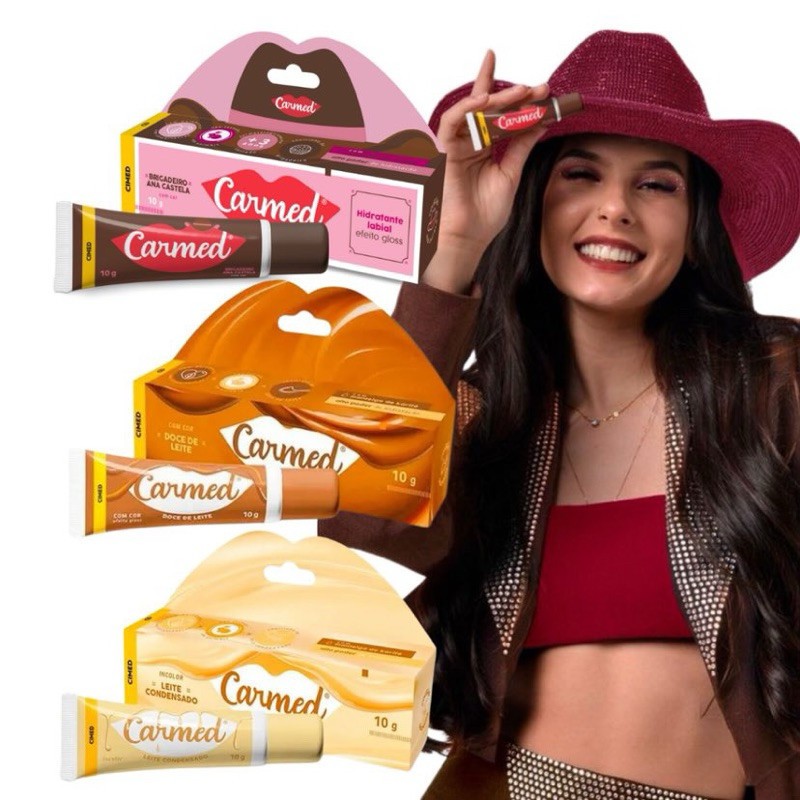 Kit 3 Carmed Ana Castela Boiadeira Brigadeiro Leite Condensado Doce de Leite Envio
