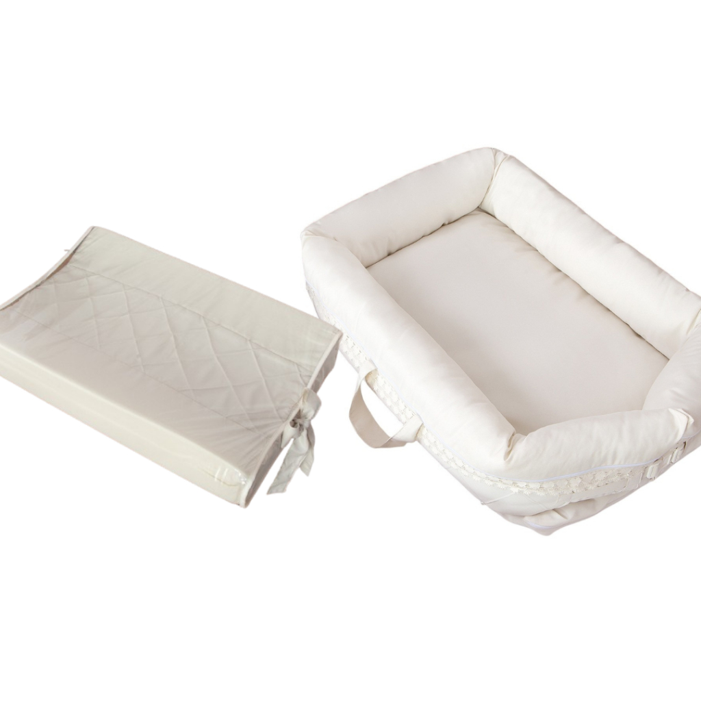 Kit Ninho Bercinho Redutor e Trocador Anatomico Luxo Para Bebe