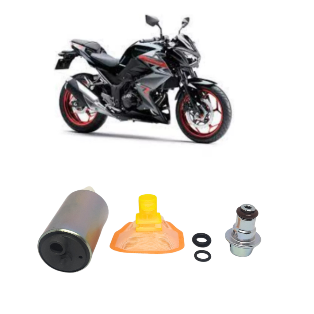 Refil Bomba Combustível + Regulador Pressão + Pré Filtro Kawasaki Ninja 300 Z300