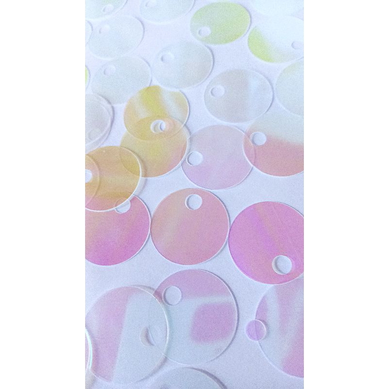 Paete cristal furtacor furo grande 25mm em Oferta na Shopee