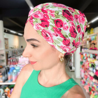 Turbante Estampado Feminino Acessório De Moda Versátil E Estiloso em Oferta na Shopee