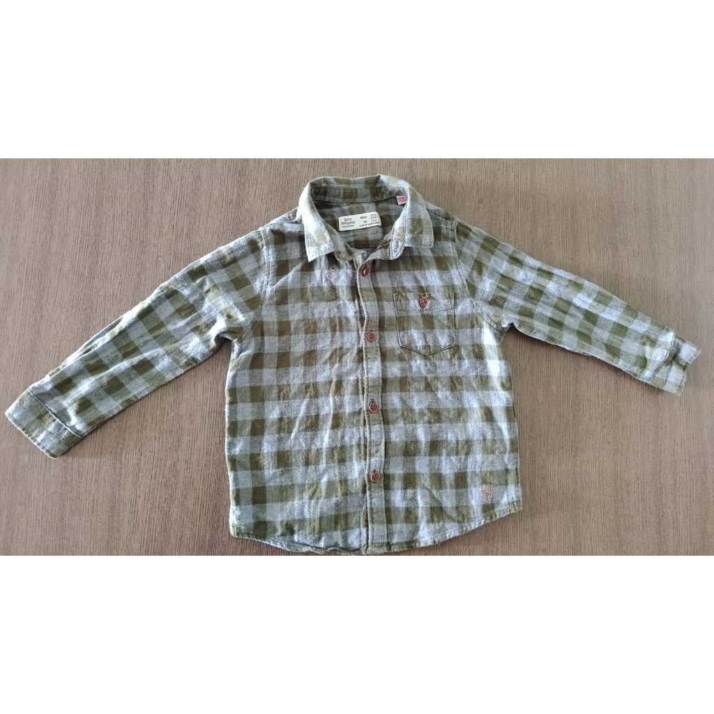 Camisa Social Manga Longa Infantil Menino Tamanho 3 Desapego Brecho Bazar