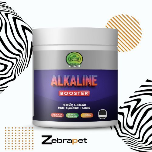 Powerfert Alkaline Booster - Tamponador alcalino para aquários de água doce e marinho, eleva o pH e KH