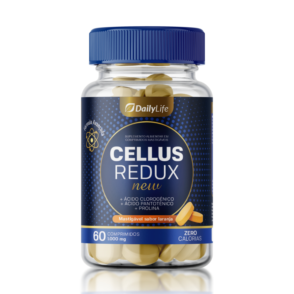 Cellus Redux Ácido Clorogênico Picolinato de cromo Vitamina C Extrato Semente de Uva Dailylife