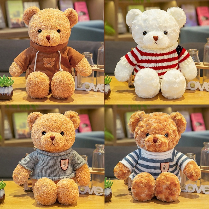 Bicho De Pelúcia Teddy Urso Bonito Presentes De Aniversário De Natal Brinquedos
