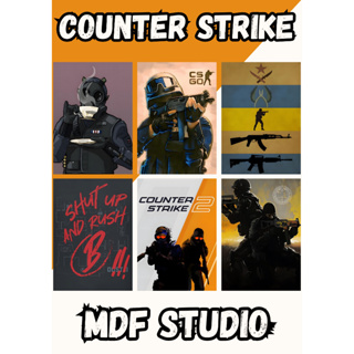 Placa Quadro Decorativo COUNTER STRIKE, CS-GO CS em Oferta na Shopee