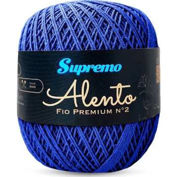 Linha Supremo Alento Premium n° 2 - 500 metros Linha Para Crochê/Tricô em Oferta na Shopee