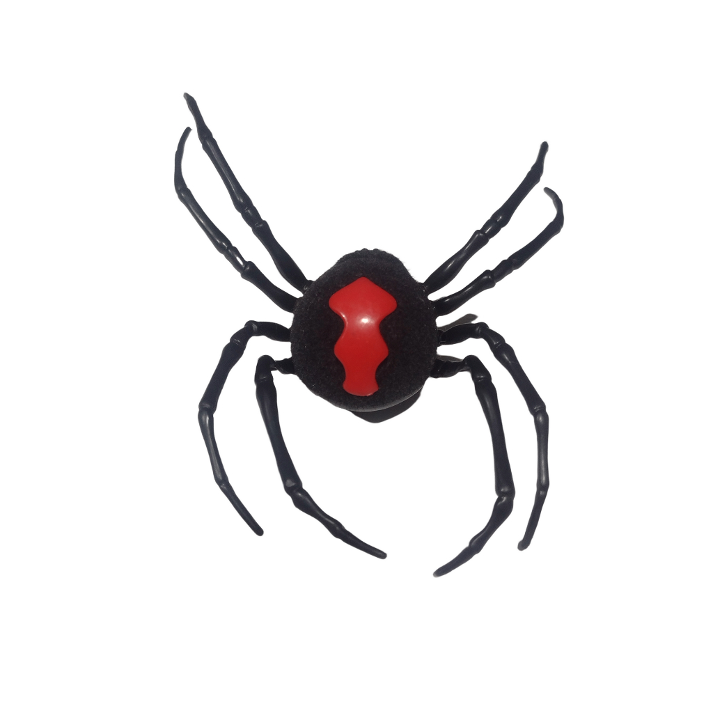 Brinquedo Aranha Robô Alive Articulada Zuro Black Spider Com Movimentos Reais Rasteja Rápido