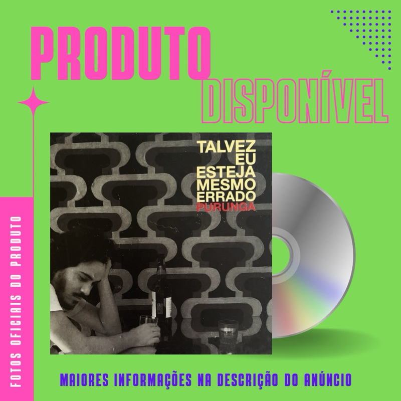 CD EP PURUNGA - TALVEZ EU ESTEJA MENOS ERRADO