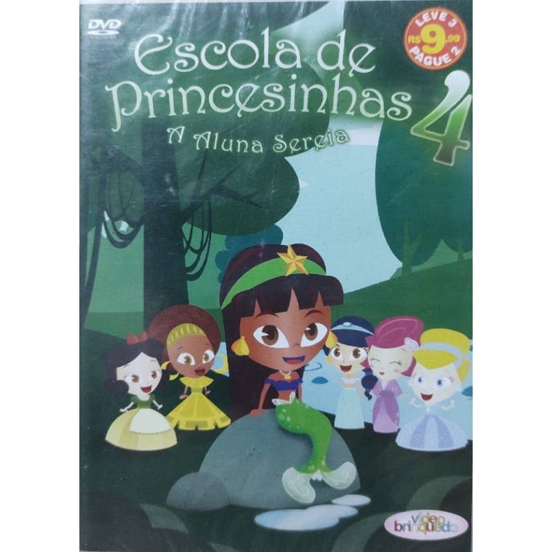 Dvd Escola de Princesinhas 4 A Aluna Sereia Lacrado