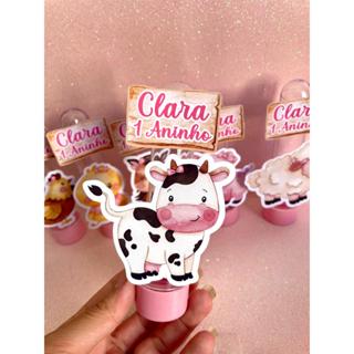 Tubetes Personalizados 3D - Fazendinha Rosa ou Fazendinha Menino em Oferta na Shopee