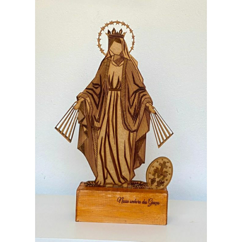 Troféu Nossa Senhora das Graças MDF a
