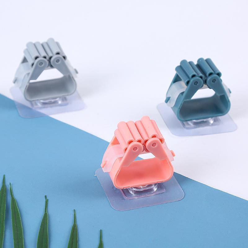 Suporte Para Vassouras,  Rodo Suporte De Parede Fortalecer Gancho De Cozinha Banheiro Racks 1 Peça