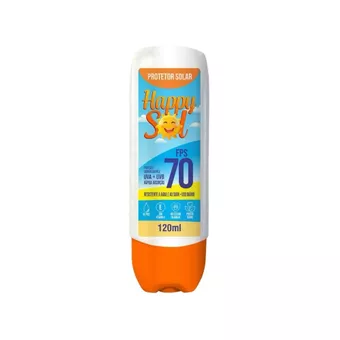 Protetor Solar Facial e Corporal FPS 70 Alta proteção 120ml Rosto e Corpo