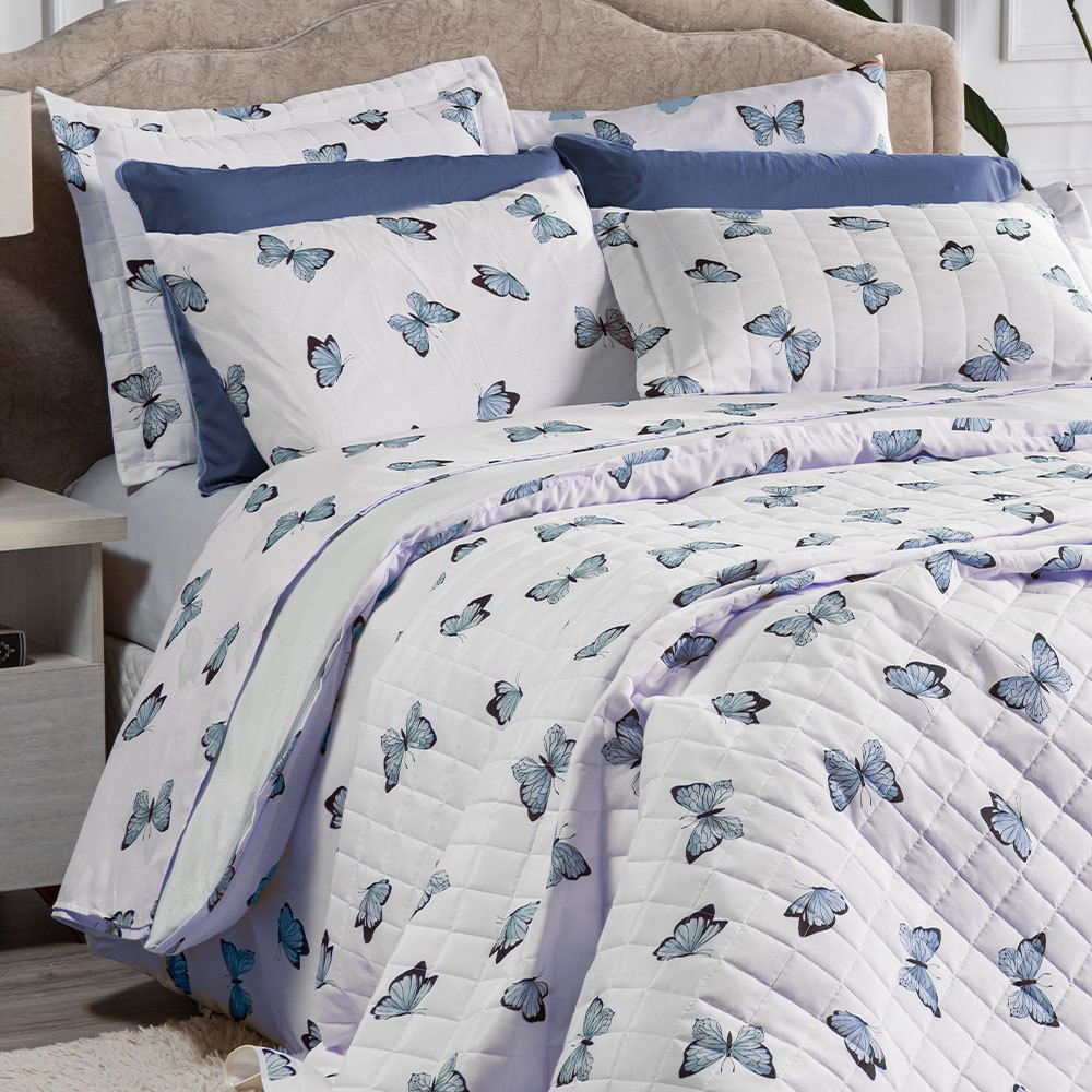 Jogo de Lençol King/Queen Size/Casal Padrão/Solteiro Percal 150 Fios Jogo de Cama Estampado