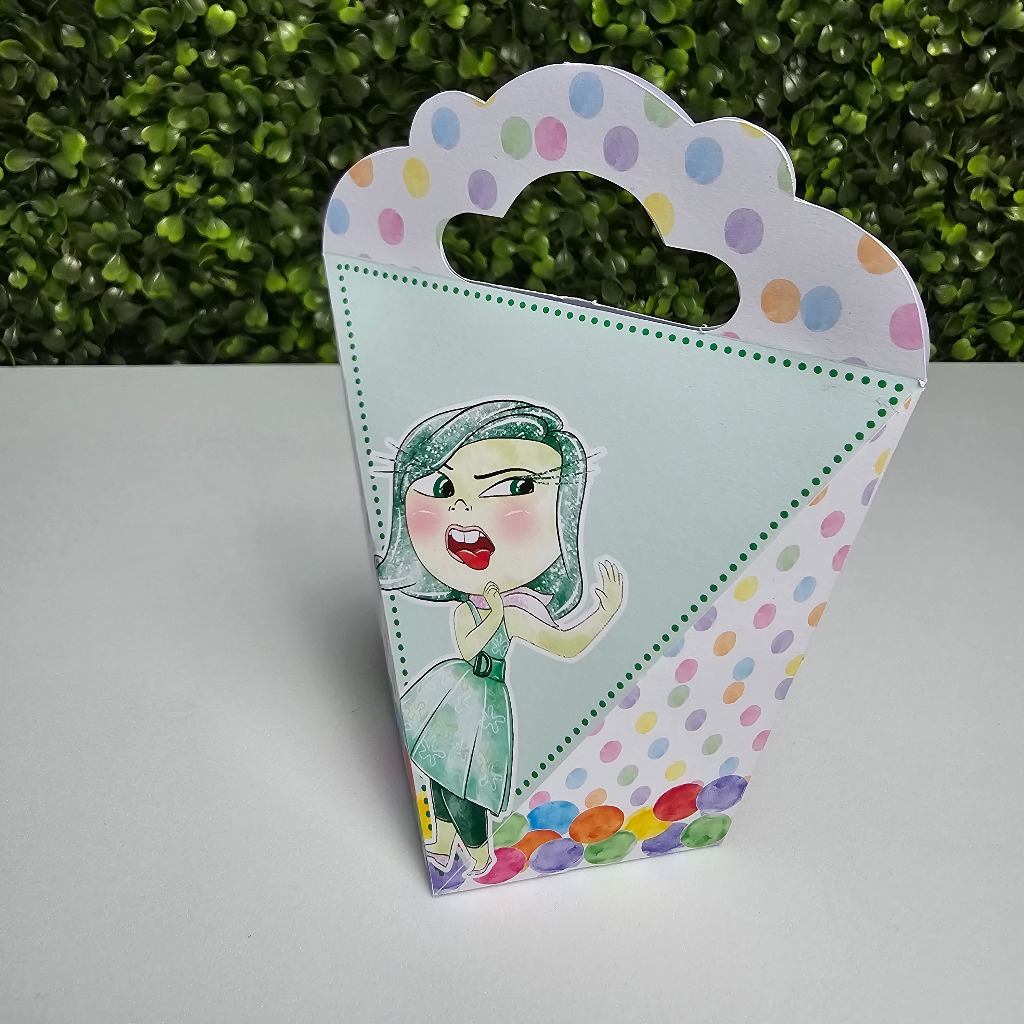 Caixa Coração Divertidamente Nojinho Personalizados - Festa infantil - Aniversário - Lembrancinha