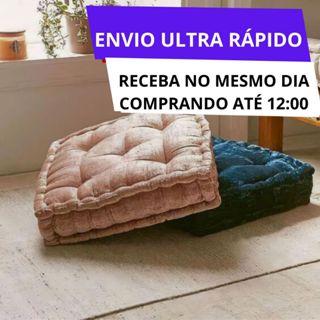 Almofada Alta Entrega Rápida Grande Enchimento Algodão e Poliéster Turca 40x40x10 Grande Diversos em Oferta na Shopee