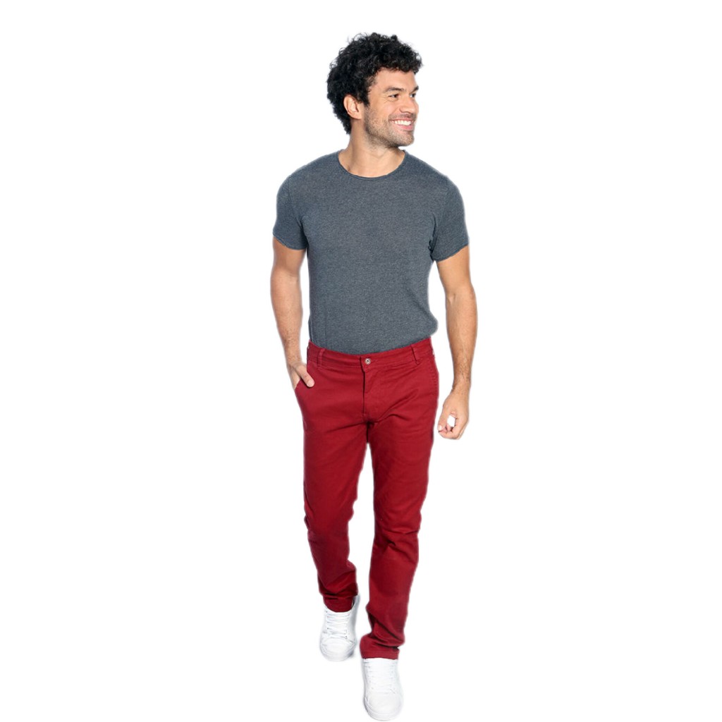 Calça SARJA Masculina Sport Fino Skinny com Lycra Slim Jeans