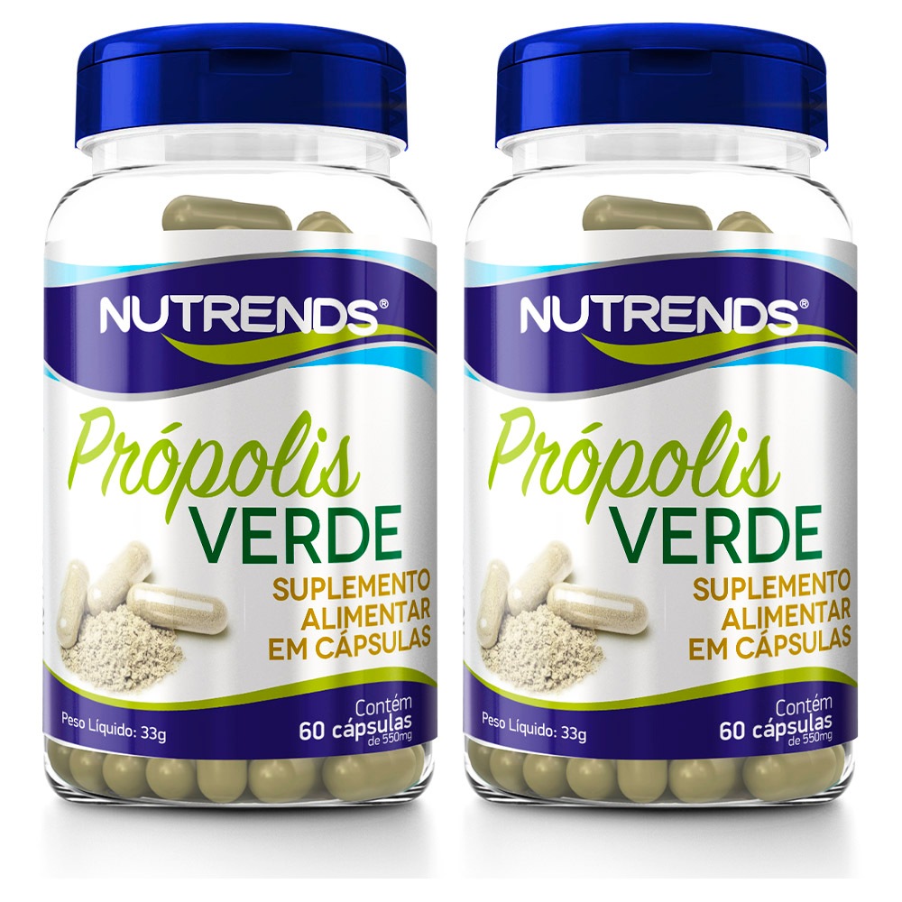 2x Própolis Verde Extrato 30% - 60 Cápsulas cada - Nutrends - Health