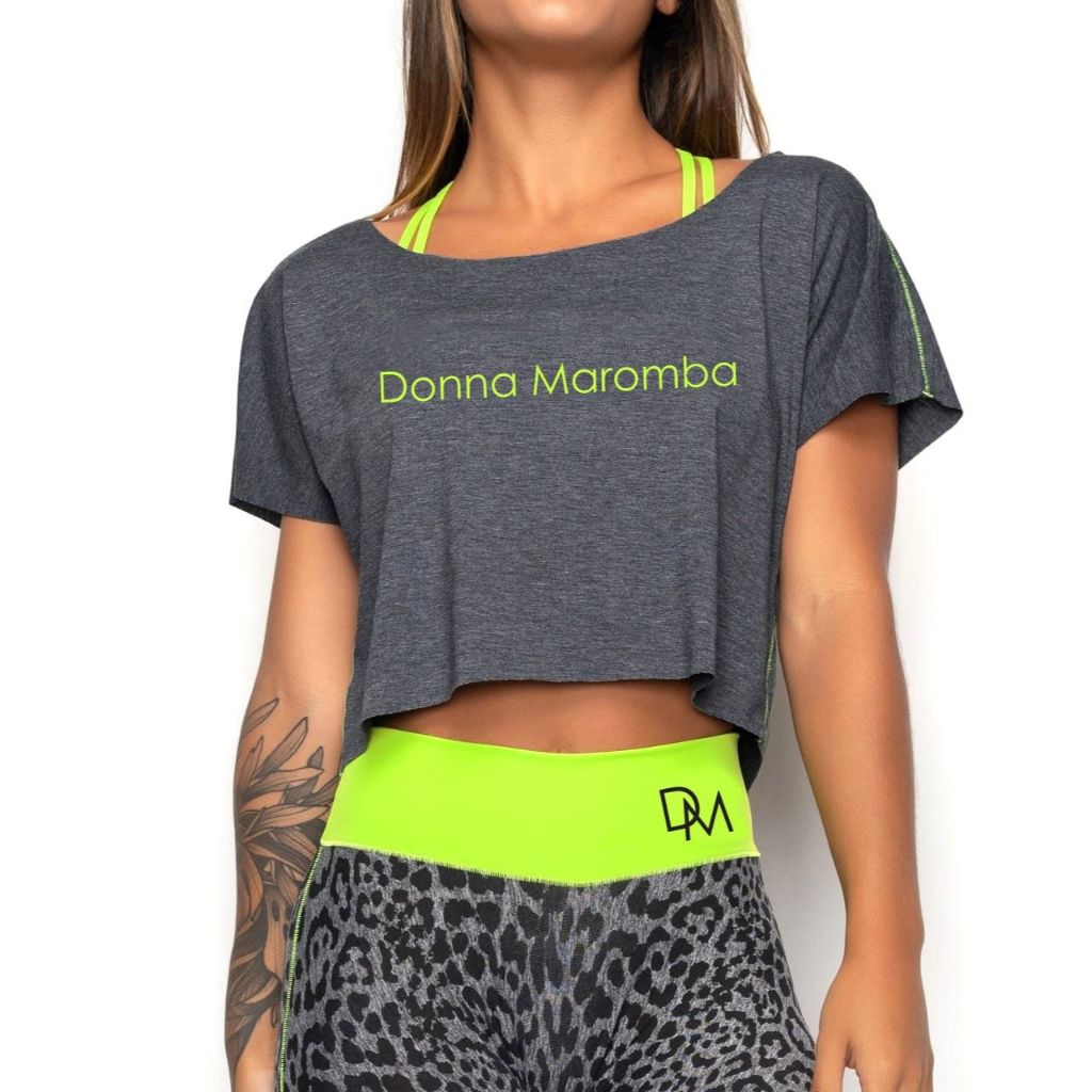 Blusa para Academia Fitness Camiseta Cropped Feminino para Malhar Musculação Fresquinha Leve