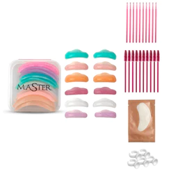 Pads Silicone Shine Master 6 Pares Para Lash Lifting Cílios