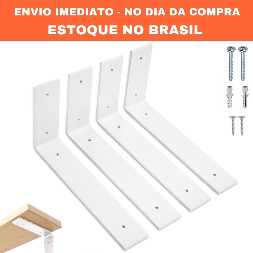 Mão Francesa Invertida Branca: Onde Comprar | BuscaProdutos