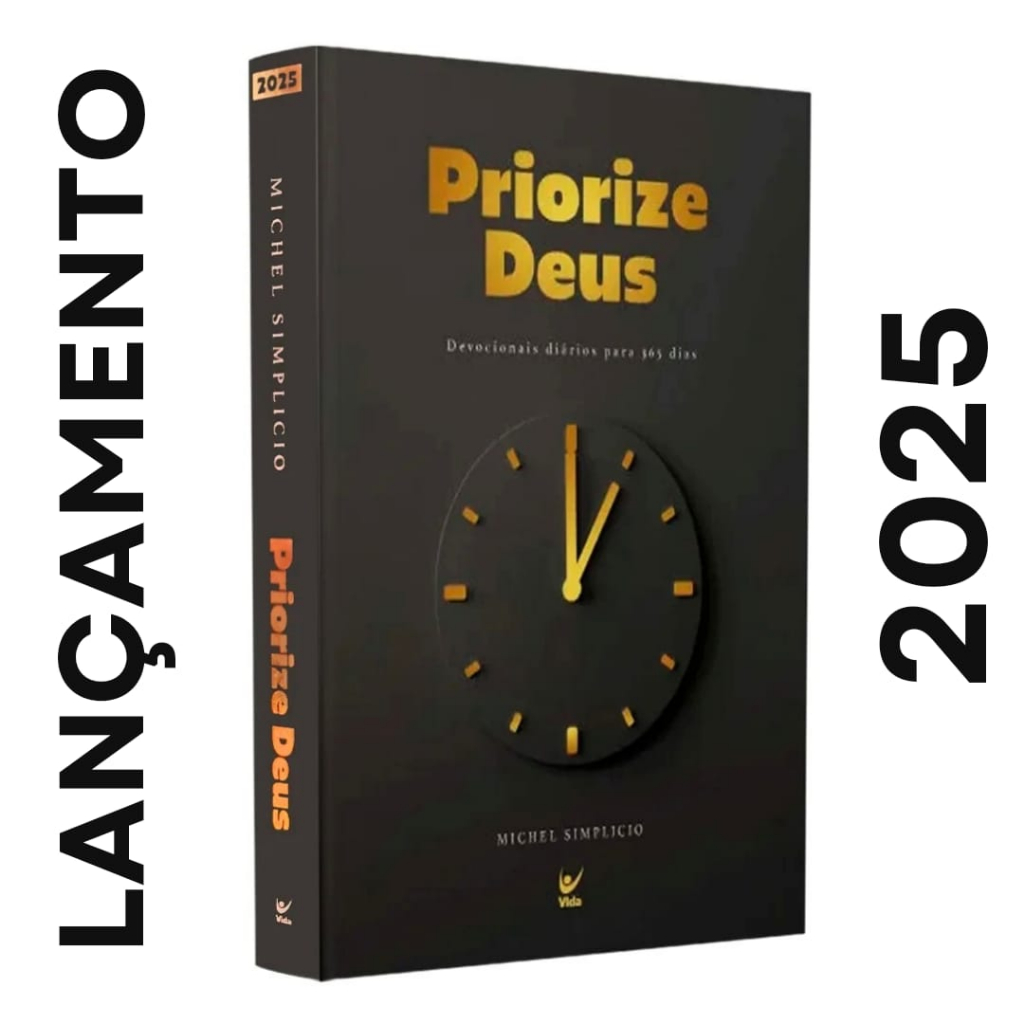 Livro Devocional Priorize Deus 2025 | Devocionais diários para 365 dias | Michel Simplicio - Books & Magazines