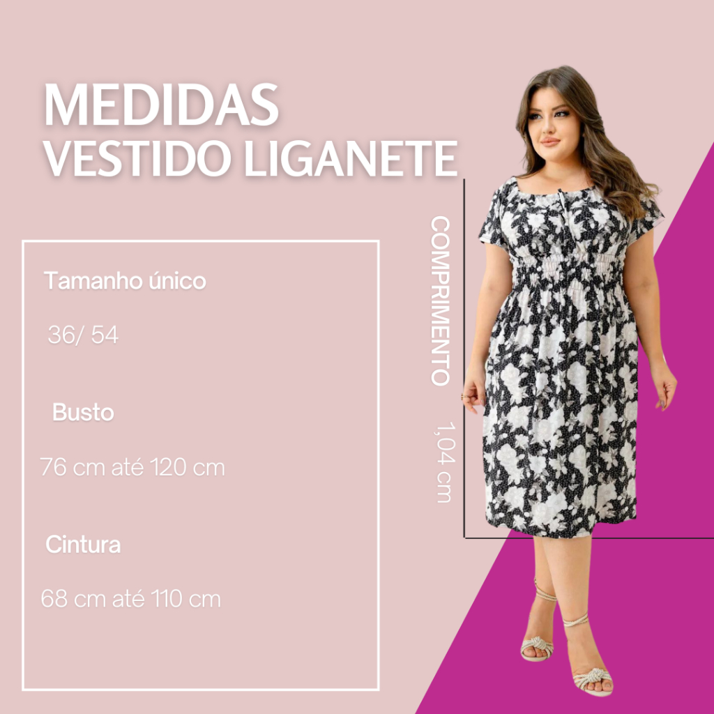 Kit Com 3 Vestido Liganete Soltinho Ciganinha