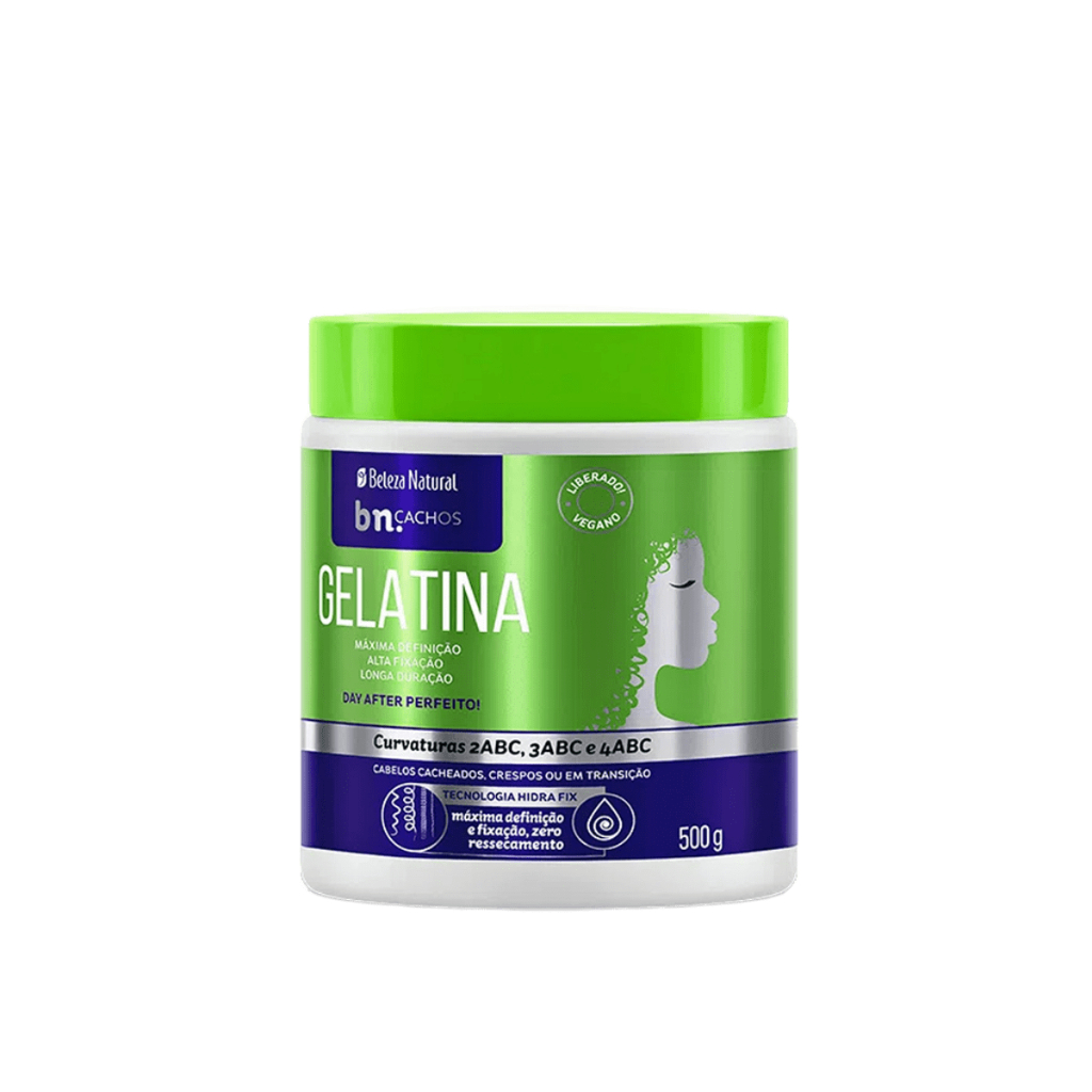 Gelatina Cachos Hidra Fix Beleza Natural 500g bn.Cachos em Oferta na Shopee