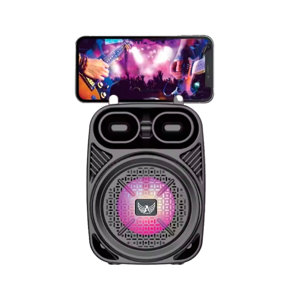 Mini Caixa de Som LED RGB 8W Bluetooth Portátil com Suporte Celular  KTS-1200 - Altomex