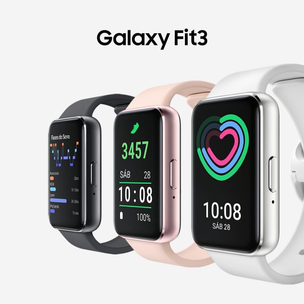 Smartwatch Samsung Galaxy Fit3 em Oferta na Shopee