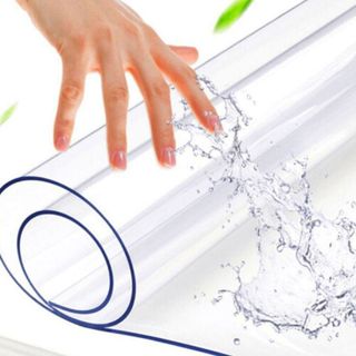 Toalha de Mesa Plástico PVC Ultra Grossa Transparente Cristal Impermeável Térmica 120 X 60 Cm X 0,30mm em Oferta na Shopee