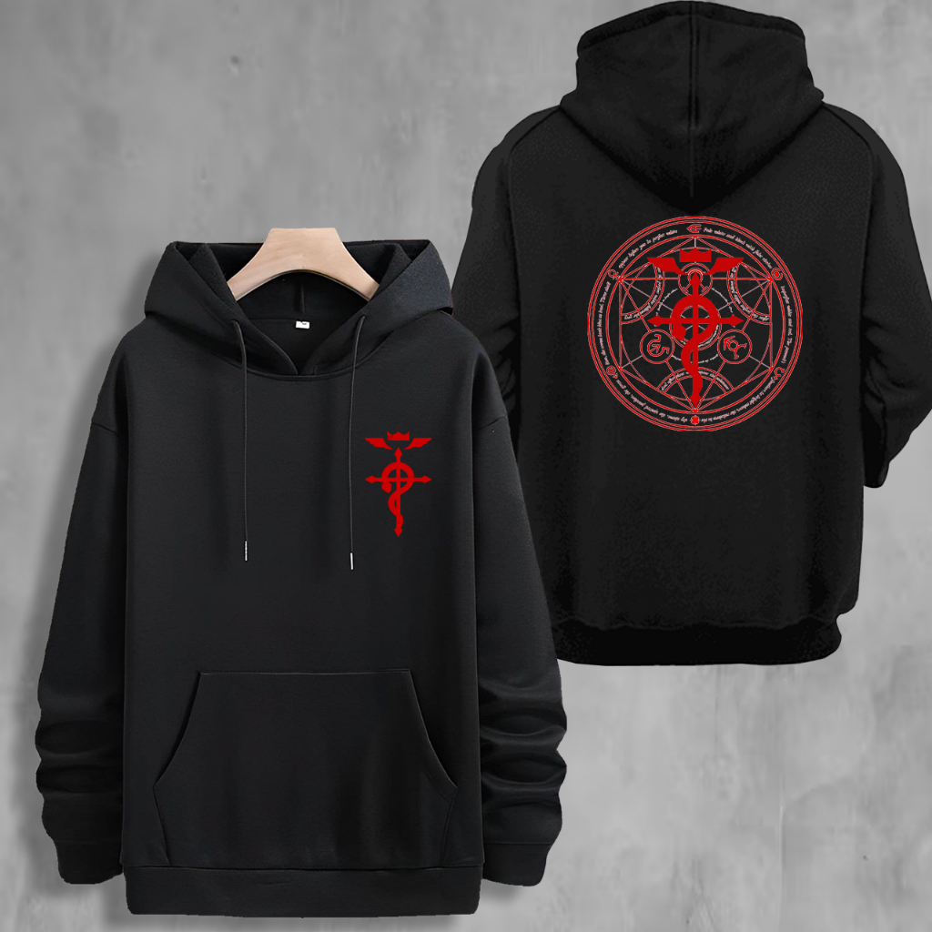 Moletom Canguru Com Capuz Flanelado fullmetal alchemist Anime em Oferta na Shopee
