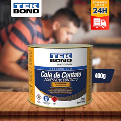 Adesivo Cola De Contato Sapateiro Marceneiro 400g Tekbond