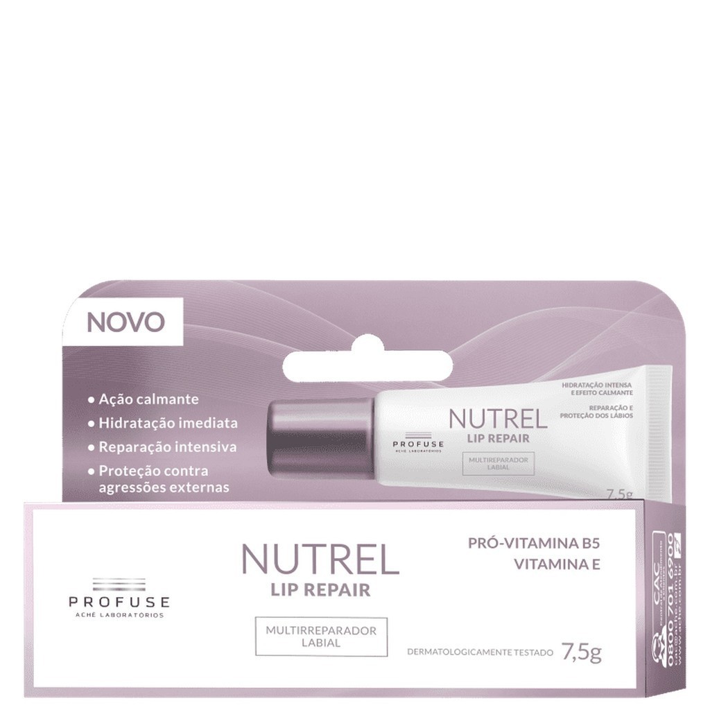 Reparador e Hidratante Labial Profuse Nutrel 7,5Gr