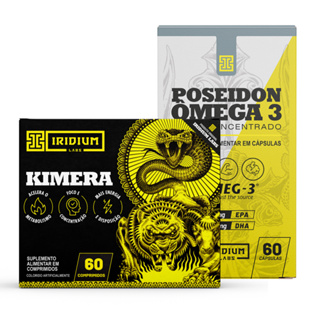 Kit Termogênico Kimera Thermo 60 comps e Ômega 3 Poseidon Ultra Concentrado 60 caps - Iridium Labs em Oferta na Shopee