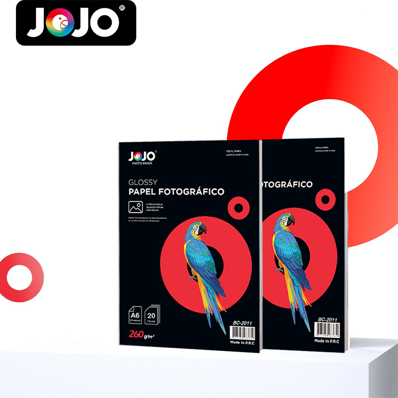100 folhas Papel fotográfico Glossy 260g A6 Fotografia A prova d'água 10x15cm (1/4 folha)