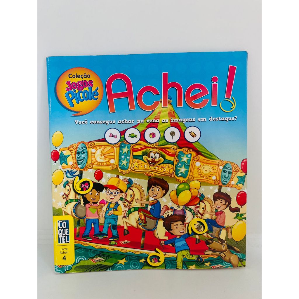 Livro Achei! Você consegue achar na cena as imagens em destaque?