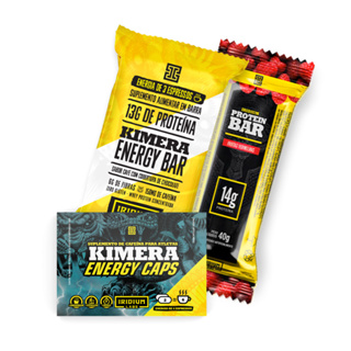 1 Whey Protein Bar (Unitario) + 1 Kimera Energy Bar (unitario) + 1 Kimera Energy Caps (unitario) em Oferta na Shopee