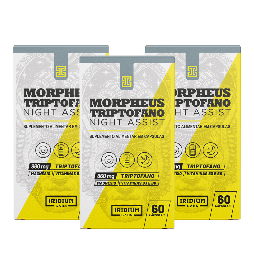 Kit 3x Morpheus L-Triptofano Iridium Labs - Health