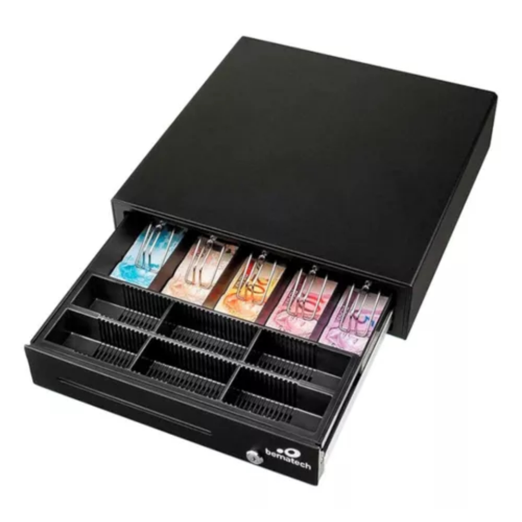 Gaveta de Dinheiro Bematech GD-56M Automática 24V - Automação em Oferta na Shopee