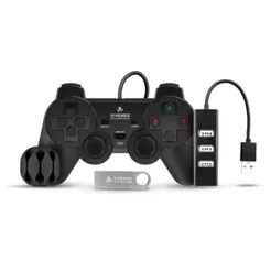 Kit Gamer Para Receptor Digital Vx10 Vivensis: Controle, Hub e Pendrive
