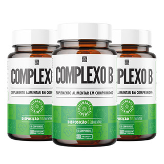 Kit 3x Complexo B - 60 Comps - Iridium Elements em Oferta na Shopee