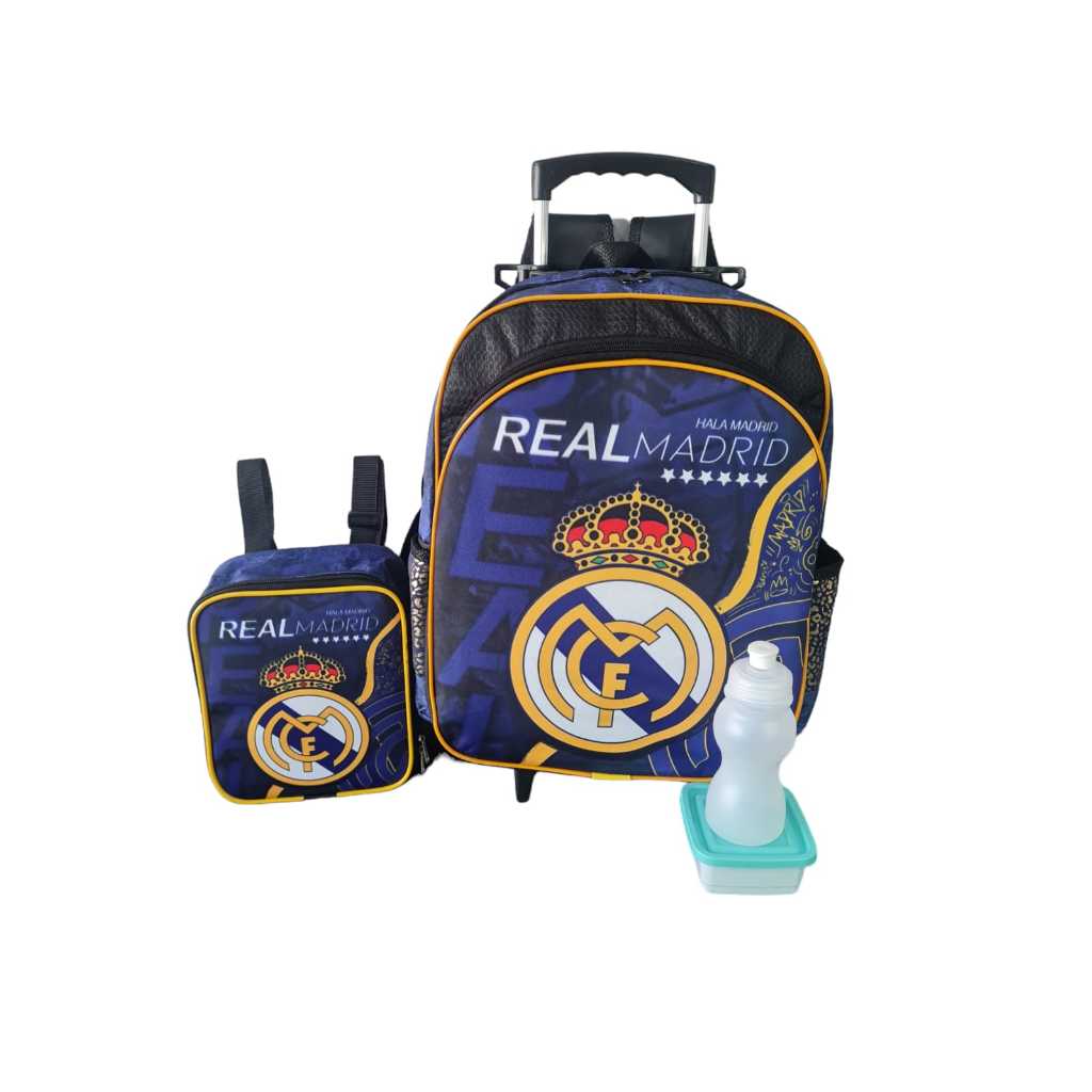 Mochila Real Madrid Rodinha: Onde Comprar | BuscaProdutos