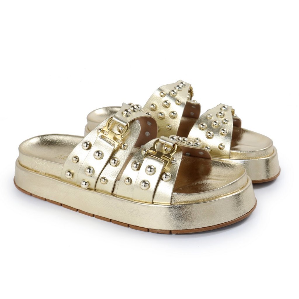 Sandalia Feminina Plataforma Confortavel Brilho Verao em Oferta na Shopee