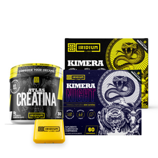 Kit Kimera Thermo + Kimera night + Creatina 90g + Porta Caps - Iridium Labs em Oferta na Shopee