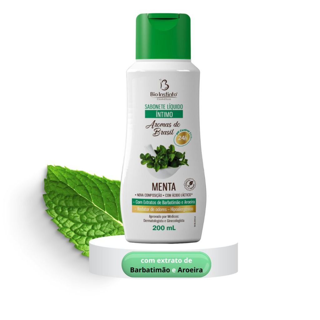 Sabonete Líquido Íntimo de Menta Higiene Total
