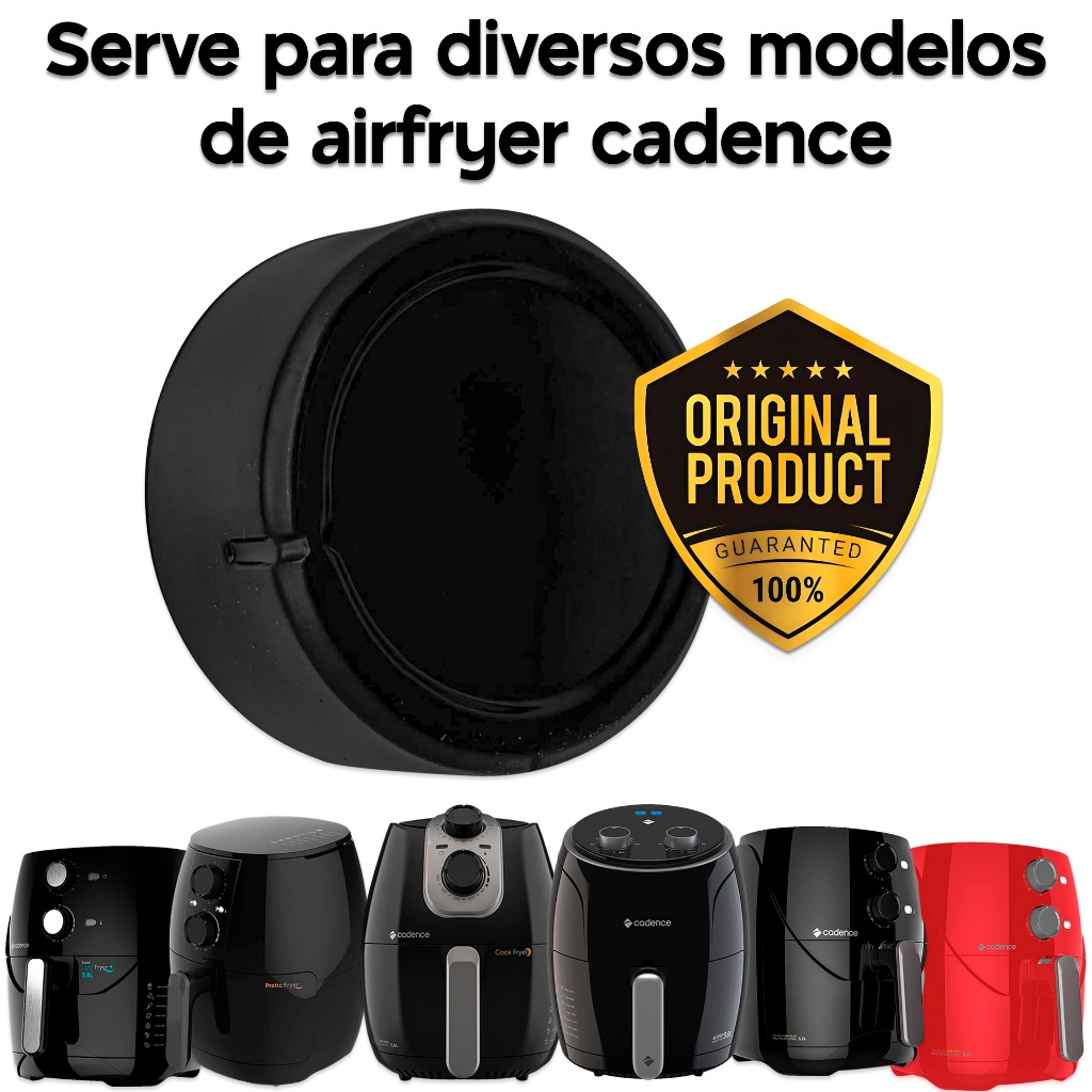 Botão Regulador Timer Temperatura Air Fryer Cadence para Vários Modelos em Oferta na Shopee