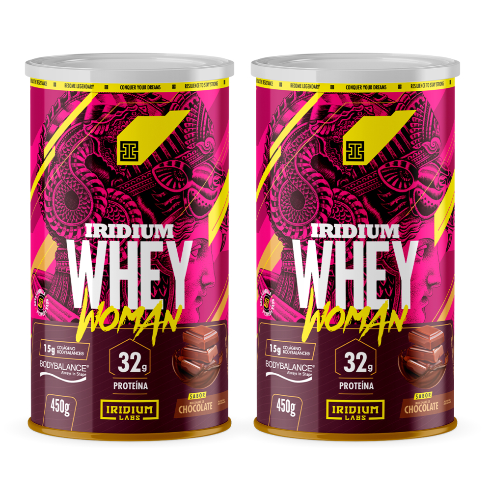 Kit 2x Whey Protein Woman Body Collagen - 450g - Iridium Labs